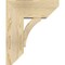 Ekena Millwork Thorton Slat Rough Sawn Bracket w/ Offset Brace, Douglas Fir, 8"W x 18"D x 22"H BKT0806X18X22THR06RDF - alternate 3